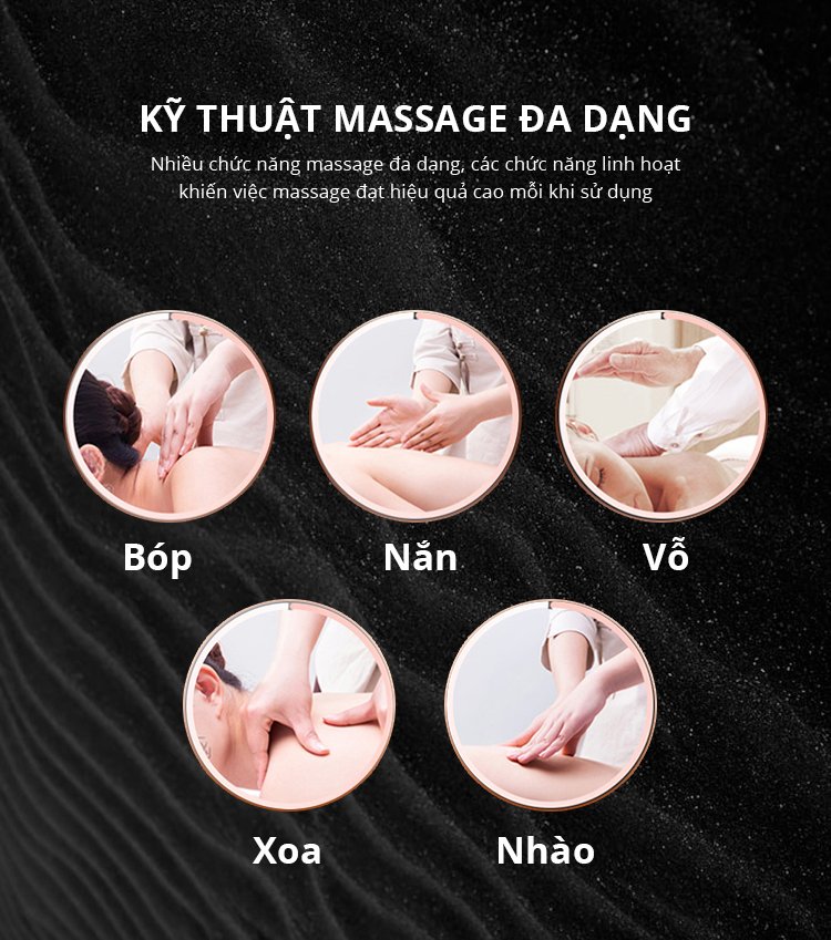 Kỹ thuật massage đa dạng chuyên nghiệp như Spa