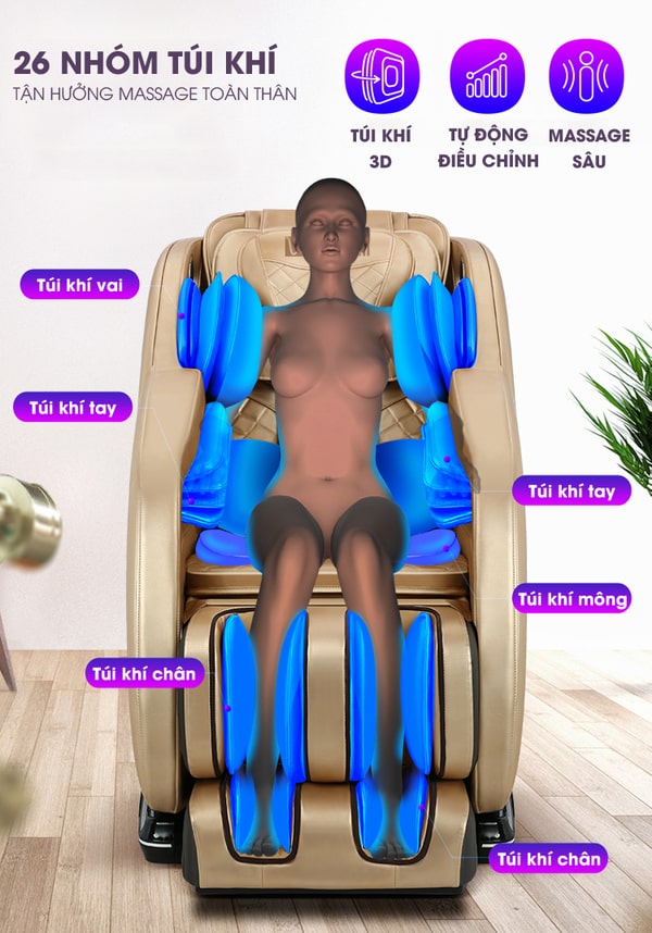 Cách sử dụng ghế massage hiệu quả