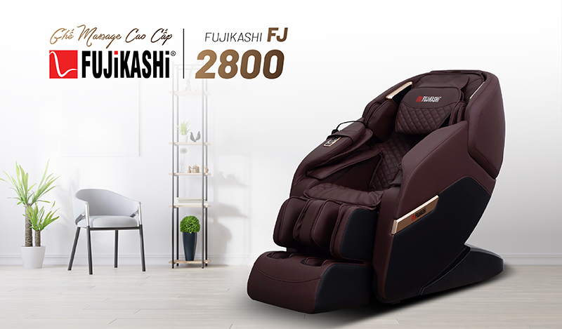 Ghế massage Fujikashi FJ-2800 thiết kế trang nhã