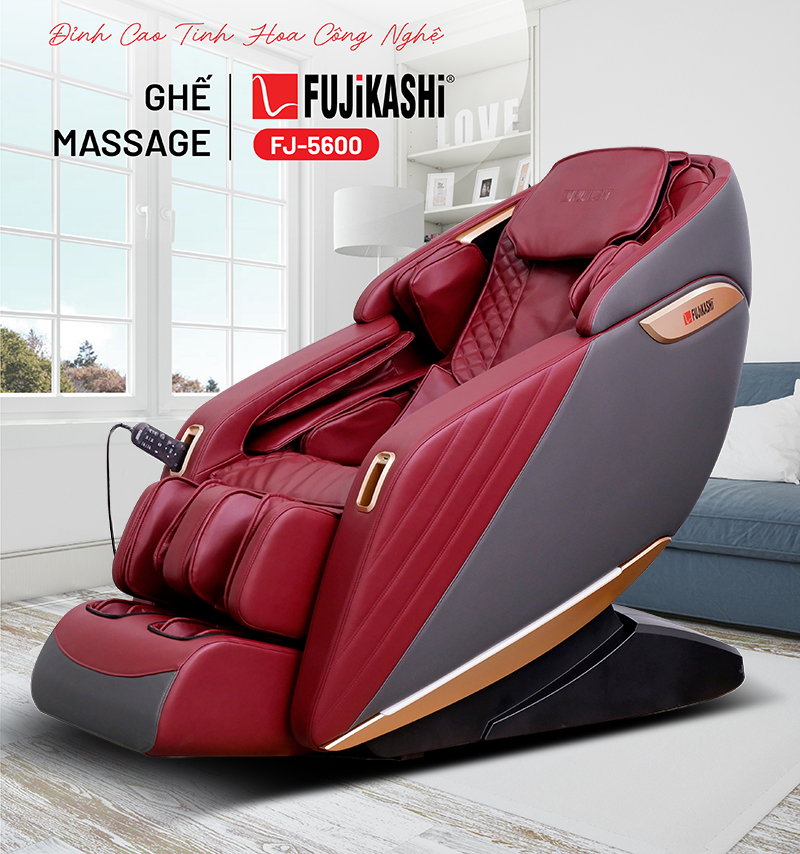Ghế massage Fujikashi FJ-5600 siêu phẩm mới nhất 2021
